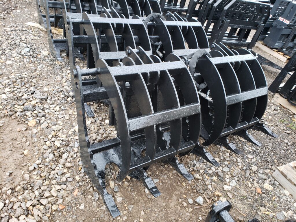 Prime Severe Duty Dual Clam Root Grapple (up to 120HP) TN Skid Steer