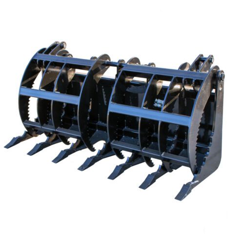 Prime Severe Duty Dual Clam Root Grapple (up to 120HP) TN Skid Steer
