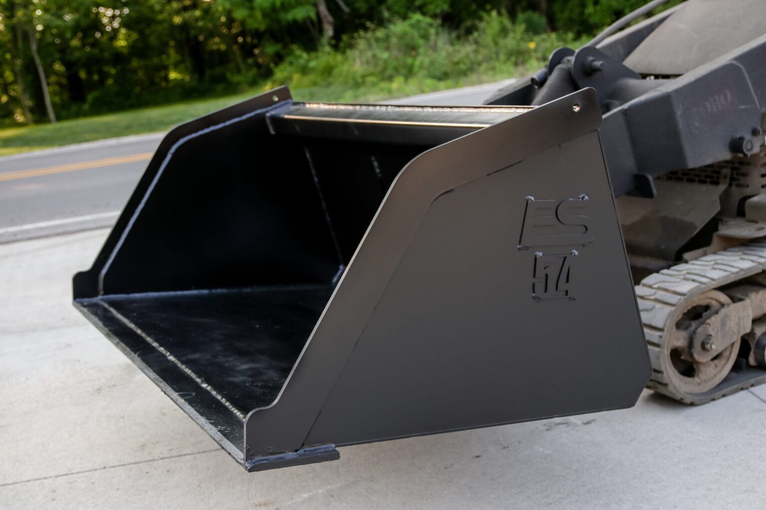 Express Steel Miniskid Snow/Mulch Buckets TN Skid Steer Supply