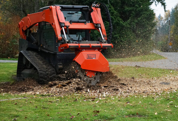 Eterra vortex stump grinder skid steer attachment  50208