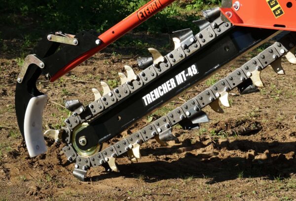 skid steer 4ft trencher attachment eterra  71677